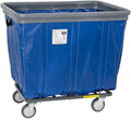 R&B Wire Products, Inc., Vinyl Basket Truck w/Air Cushion Bumper, Capacity 600 lb, Capacity Volume 17 ft³, Color Blue, Model# 414SOBC/BL