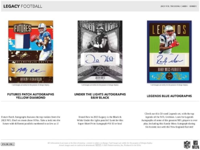 2023 Panini Legacy NFL Football HOBBY box (12 pks/bx)