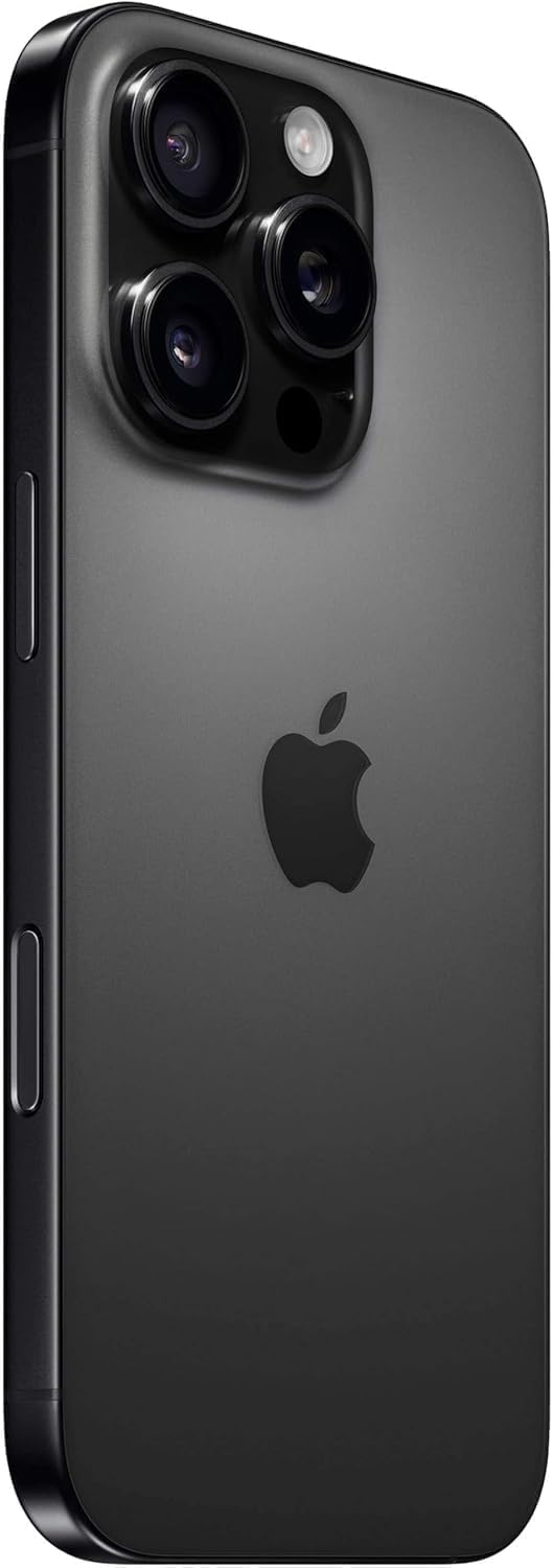Apple iPhone 16 Pro Max, 256GB, Black Titanium - Locked to AT&T (Renewed)