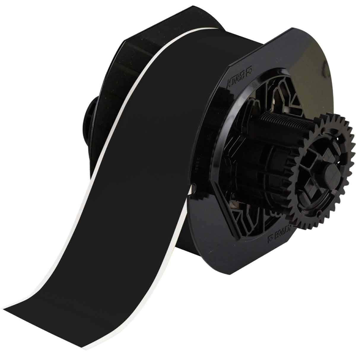 Brady B30C-2250-595-BK 100' Length x 2.250' Width, B-595 Vinyl, Black BBP31 Indoor/Outdoor Tape