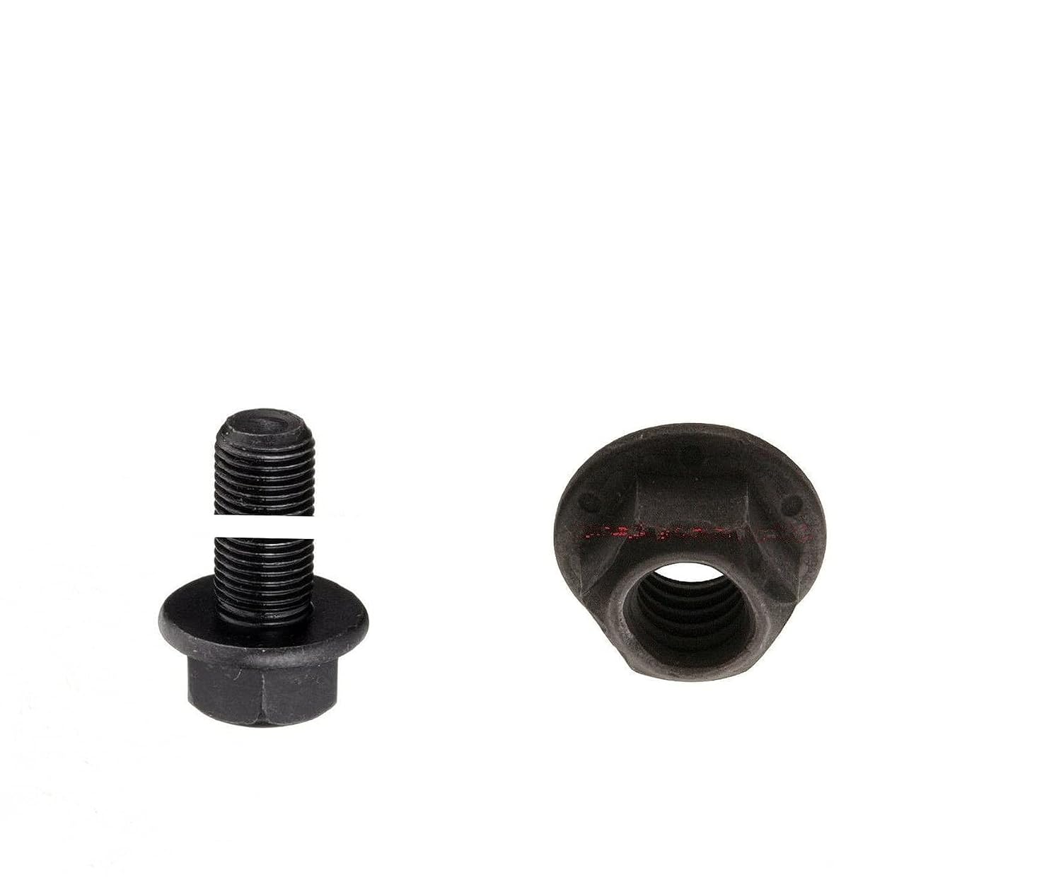 (Qty 50pcs) 3/8-16x1 Grade 8 Hex Head Flange Frame Bolt Screws 3/8x1 with Nuts 3/8x16 Multi-Purpose Comprehensive Hardware Fastener Assortment Kit Cit02877Riv