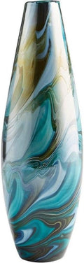 Cyan Design Medium Chalcedony Vase Vases & Planters Blue