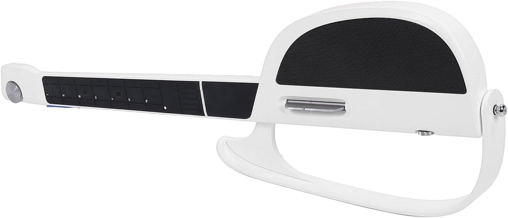 Stringless Guitar, Innovative Stringless Acoustic Electric Guitar, C1 Portable Foldable, for Beginners, Adults, Enthusiasts (White)