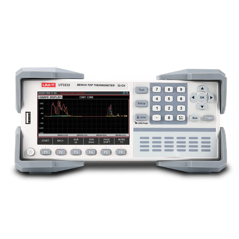UNI-T UNI-Trend UT3208 UT3216 UT3224 UT3232 8/16/24/32CH Multi-Channel Temperature Loggers(UT3224 24CH)