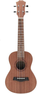 Adult Ukulele 21/23/26 Inch Ukulele 4 Nylon Strings Mahogany Tenor Ukulele Acoustic Cutaway Guitar(23 Inch)