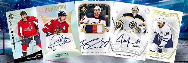 2021/22 Upper Deck SP Authentic NHL Hockey HOBBY box (10 pks/bx)