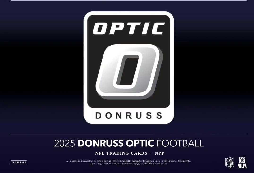 NEW 2025 Donruss OPTIC Football Card MEGA Box - 1 Auto. or Memo. Card Per Box!