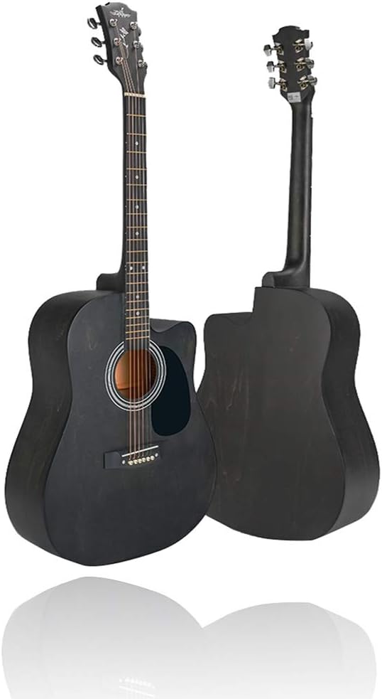 Etlegor Classical Acoustic Guitars 41 inches Full Size Whole Wood 6 Steel Strings Dreadnought Cutaway Guitar Beginner Stringed Instrument Kits Gift (Color : F, Size : 41 inches)
