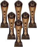 Express Medals 6 Pack of 12 Inch Tall Cobra Basketball Trophy Awards Boys Girls Mens Women Youth Team Trophies Award Tournament Champion Winner Event Prize Gift CA263