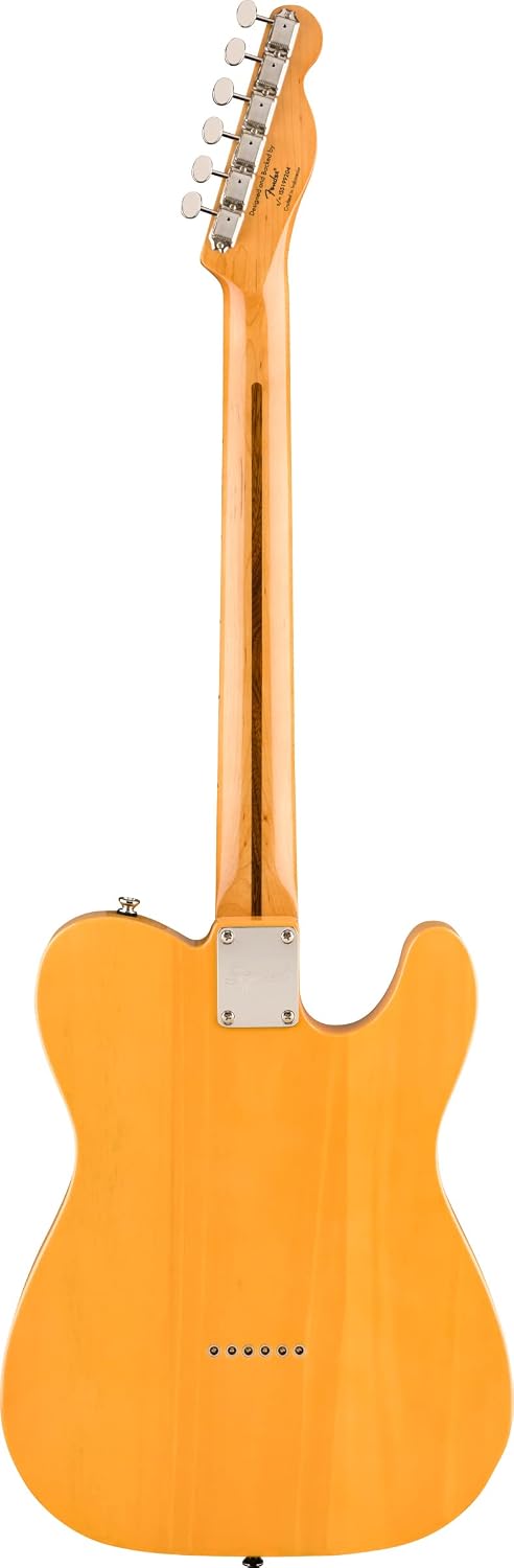 Fender Squier Classic Vibe '50s Telecaster, Left Handed - Butterscotch Blonde Bundle with Gig Bag, Instrument Cable, Tuner, Strap, Strings, Picks, and Austin Bazaar Instructional DVD