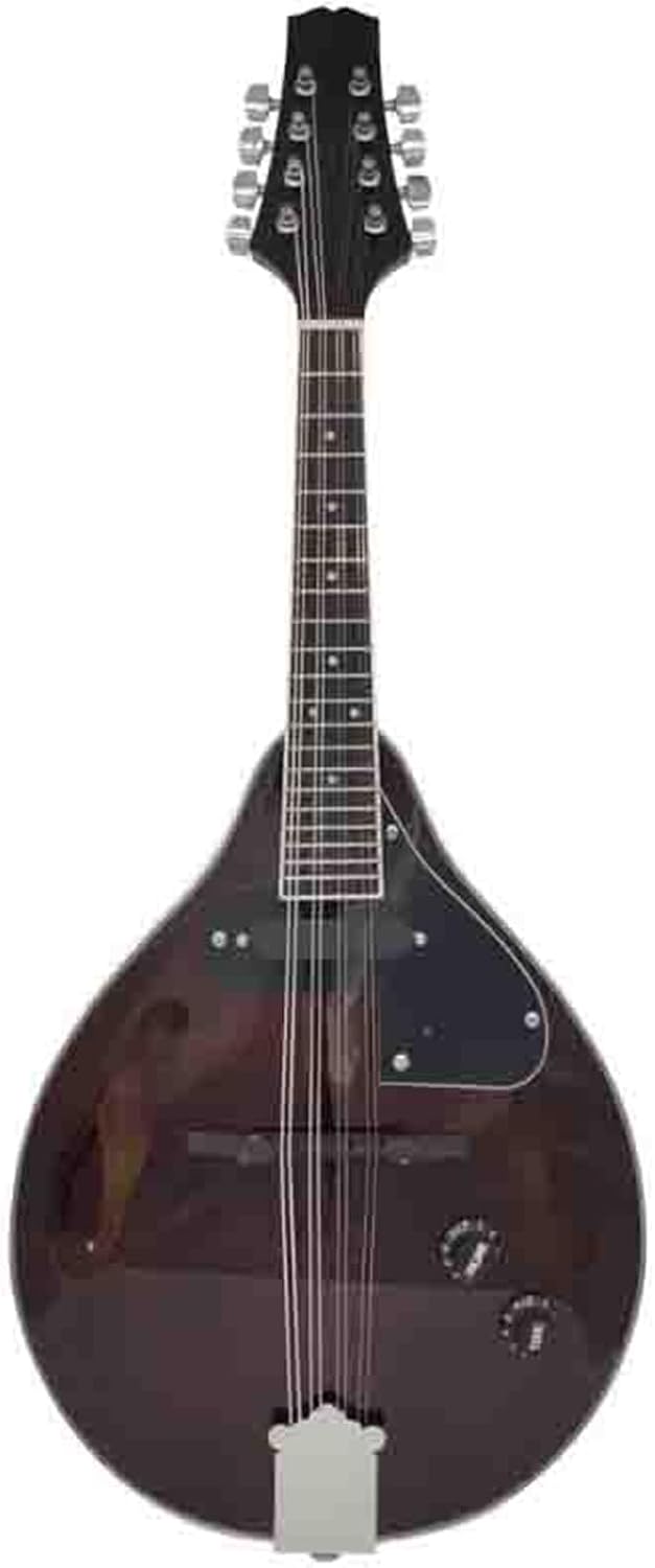 Eight String Mandolin Electric Guitar Musical Instrument Wine Red Professional Performance Beginner Mandolin String Instrument(3)