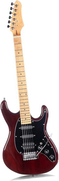 Solid Electric Guitar For Beginners And Adults Colorful Performance Instrument Professional Electric Guitar(Mocha)