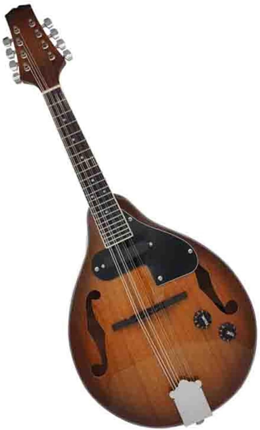Eight String Mandolin Electric Guitar Musical Instrument Wine Red Professional Performance Beginner Mandolin String Instrument(1)