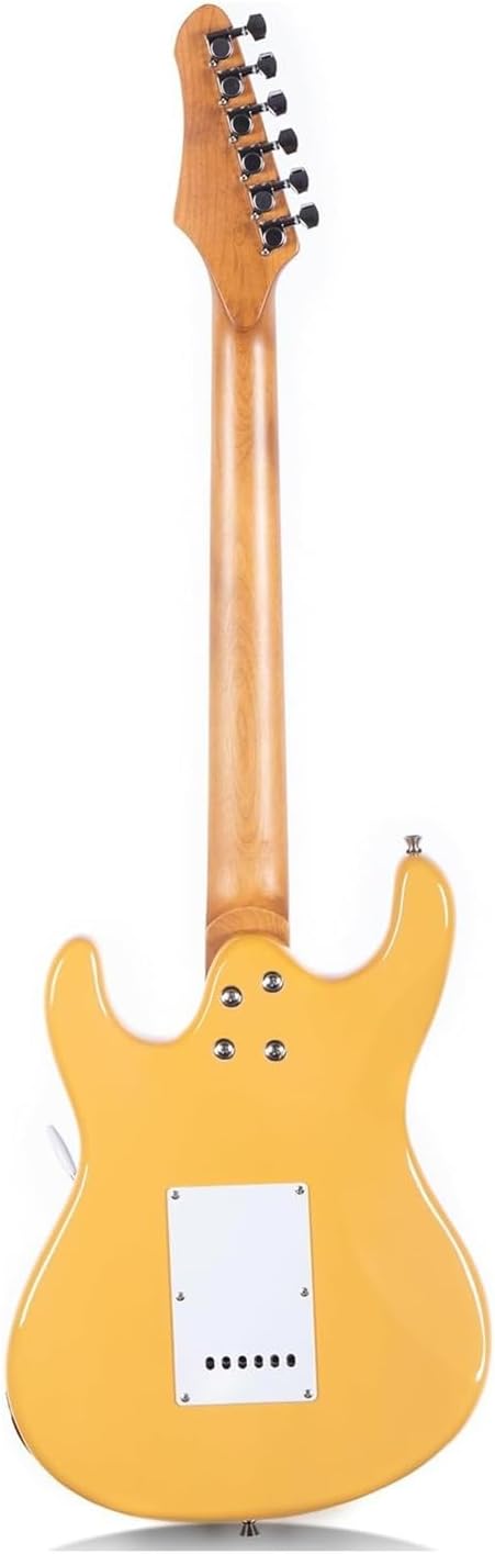 Solid Solid Electric Guitar Suitable For Beginners And Adults Professional Performance Instrument Professional Electric Guitar(Vintage)