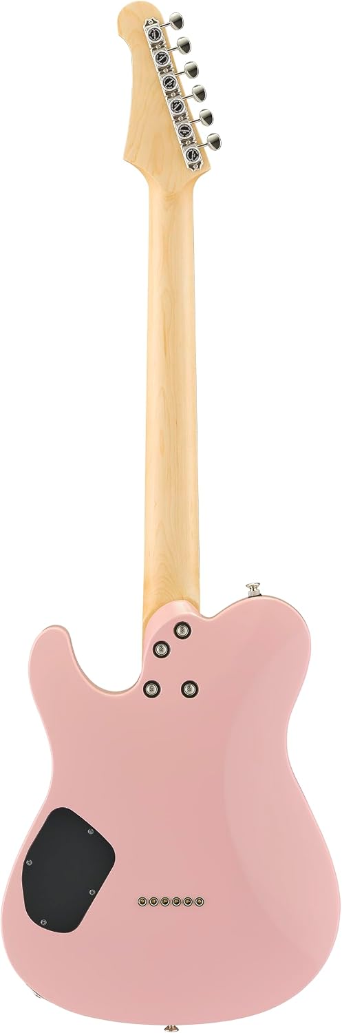 Pacifica SC Standard Plus Electric Guitar with Maple Fingerboard, Ash Pink with Gig Case