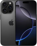 Apple iPhone 16 Pro Max, 256GB, Black Titanium - Locked to Boost (Renewed)