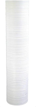 Leewadee Large White Home Decor Floor Vase – Wooden 36 inches Tall Farmhouse Decor Flower Holder for Fake Plant and Pampas Grass