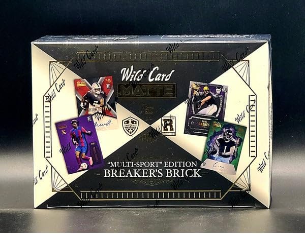 2025 Wild Card Matte Rookie Multi-Sport Edition Breaker's Brick Trading Card Box (2 One of Ones Per Brick)