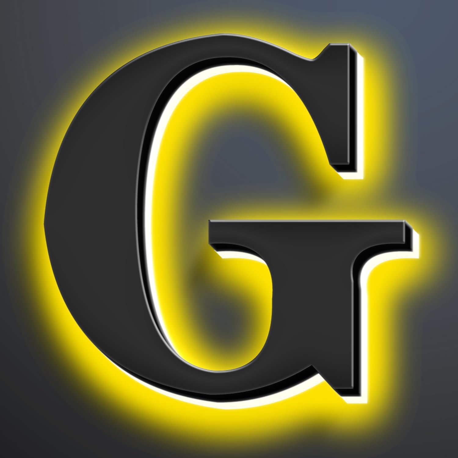 Backlit LED Illuminated House Numbers 20 Inch, Stainless Steel Hand-Polished For House Address Signs, Modern Light Up House Number, Metal Address Numbers With Lights,G