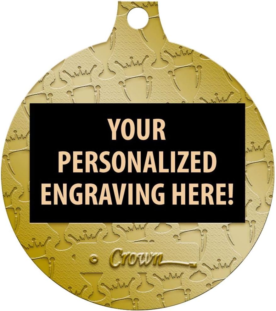 T-Ball Medals - 1 1/2' Gold T Ball Medals, Great Kids Tball Awards with Custom Engraving