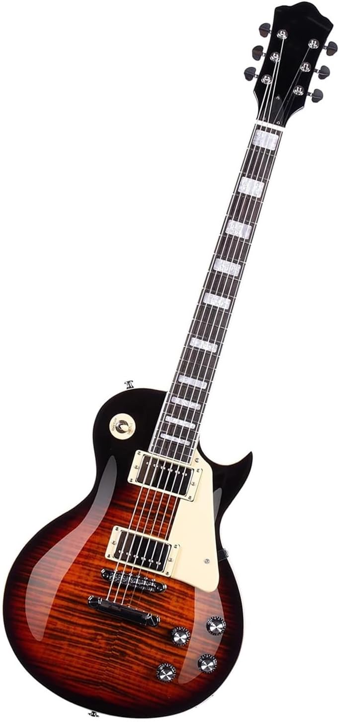 Solid Solid Electric Guitar With Gig Bag Ideal For Beginner Musicians Professional Electric Guitar(TS)