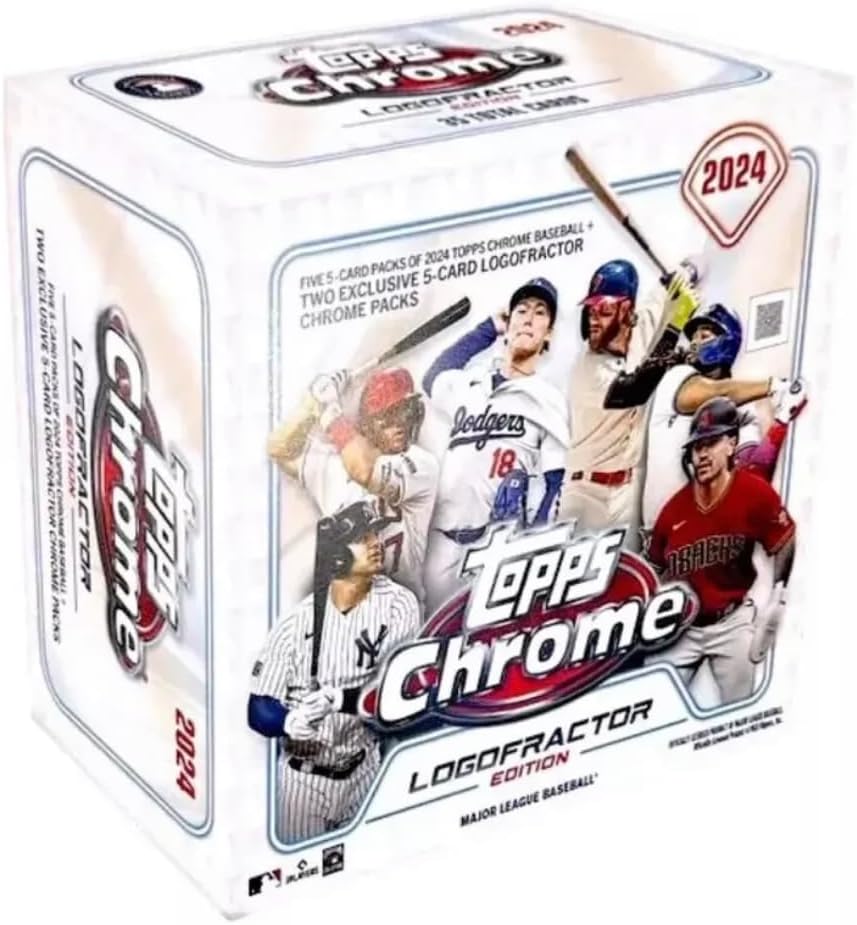 2024 Topps Chrome Logofractor Edition Baseball Sealed Hobby Box (Exclusive Logofractor)