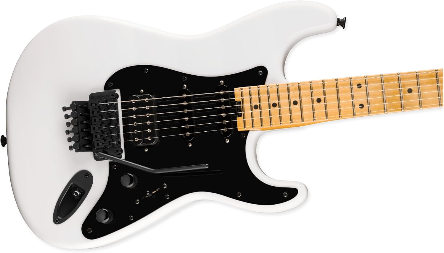 Jackson 50th Anniversary Iron Maiden Adrian Smith Jackson SC1 Right-Handed 6-String Electric Guitar with Alder Body, DiMarzio DP100 Bridge, and Fender Noiseless Sumerian Cobalt Pickups (Snow White)