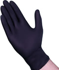 VGuard A19A32 Nitrile Gloves Disposable Gloves - Case (10 Boxes 100CT) 7mil Medium Black Powder Free Nitrile Gloves Case