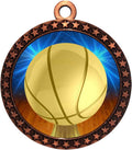 Express Medals 1 to 50 Packs Basketball Bronze Medal Trophy Award with Neck Ribbon STDD212-D10