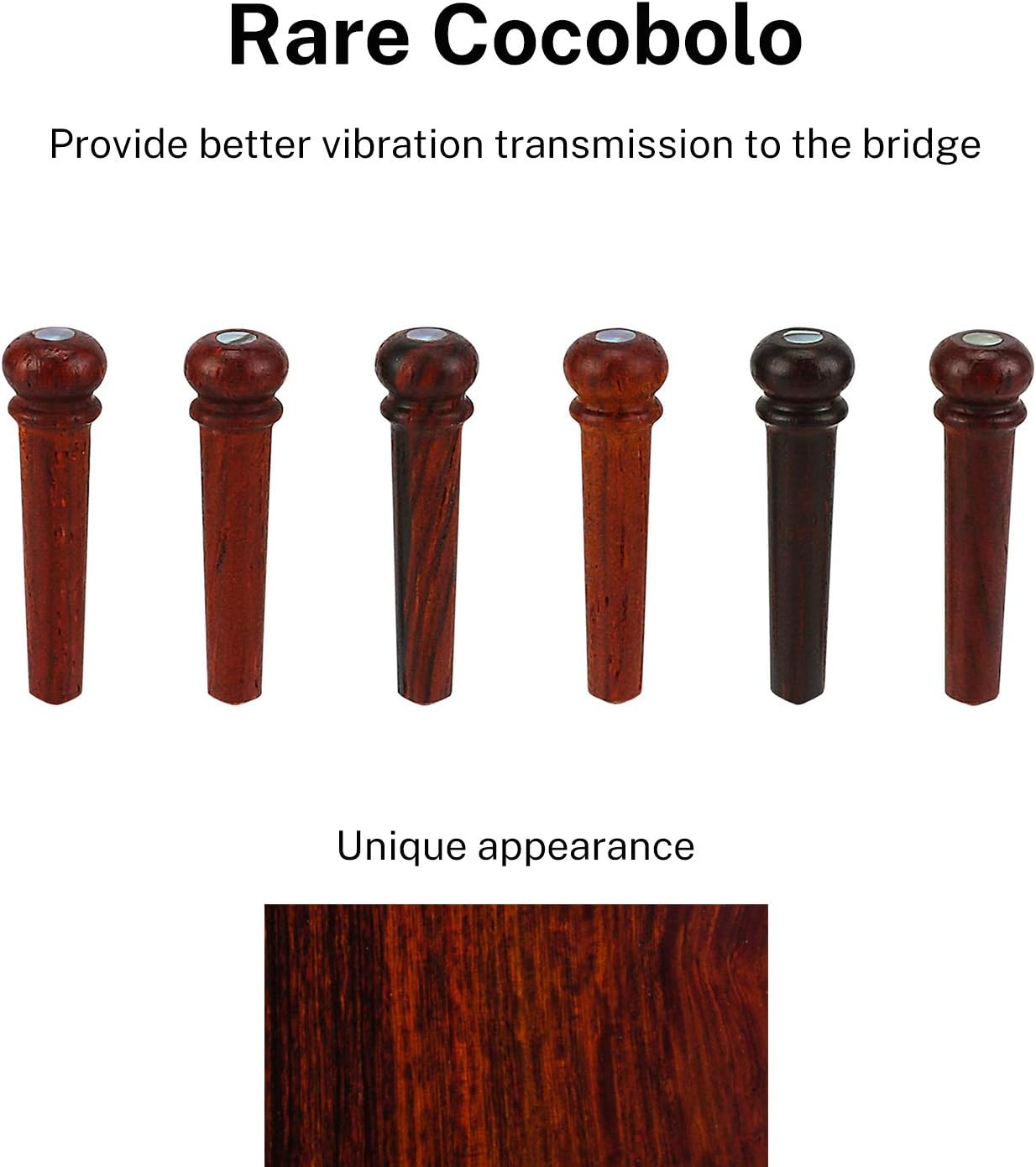 Donner Acoustic Guitar for Beginner-Guitar Bridge Pins