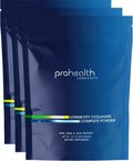 ProHealth Longevity Collagen Complete Powder - for People Over 40. 20g Multi Collagen. Hyaluronic Acid. for Joints, Bones, Hair, Skin, Muscles, Gut - 30 Servings - (3 Pack)