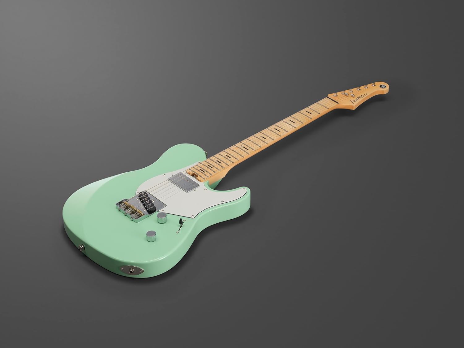 Pacifica SC Standard Plus Electric Guitar with Maple Fingerboard, Peppermint Green with Gig Case