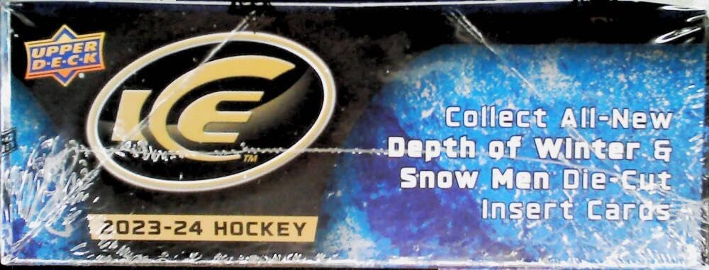 Upper Deck 2023-24 NHL UD Ice Hockey Factory Sealed Hobby Box (12 Packs of 6 Cards) Find two Ice Premieres Rookie Acetate Cards. See Scans for more details.