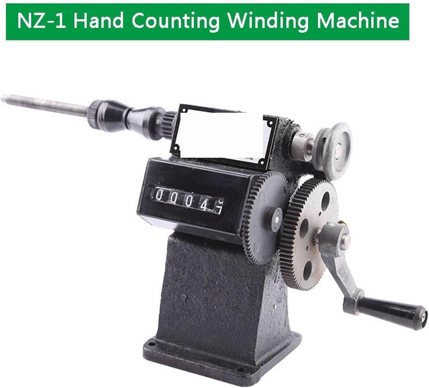 Coil Winding Machine, NZ-1 Hand Crank Electronic Counting Winding Machine, Small Home Hand Winding Machine, Stranding Machine Mini Count Winding Tools,for Guitar Pickup Coils Motor Coils