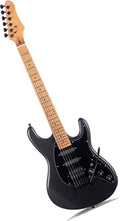 Electric Guitar Playing Practice Instrument Suitable For Beginners And Adults Professional Electric Guitar(Black)