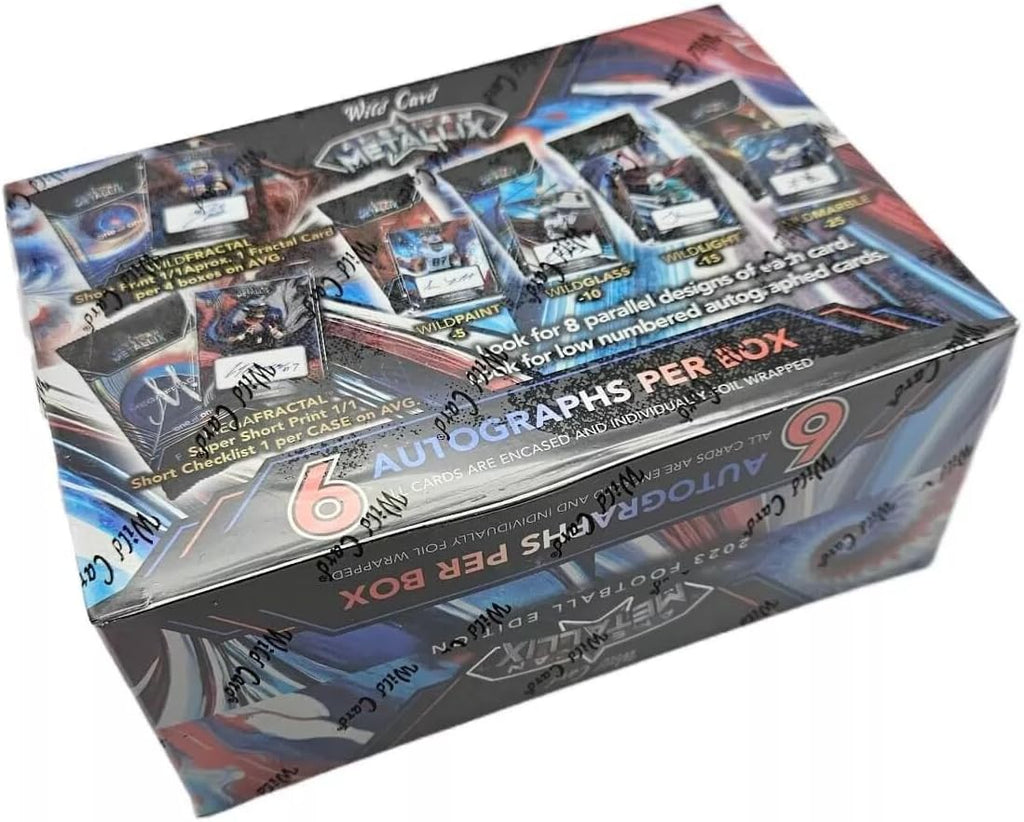 2023 Wild Card American Metallix Football Edition (6 Autographs Per Box)