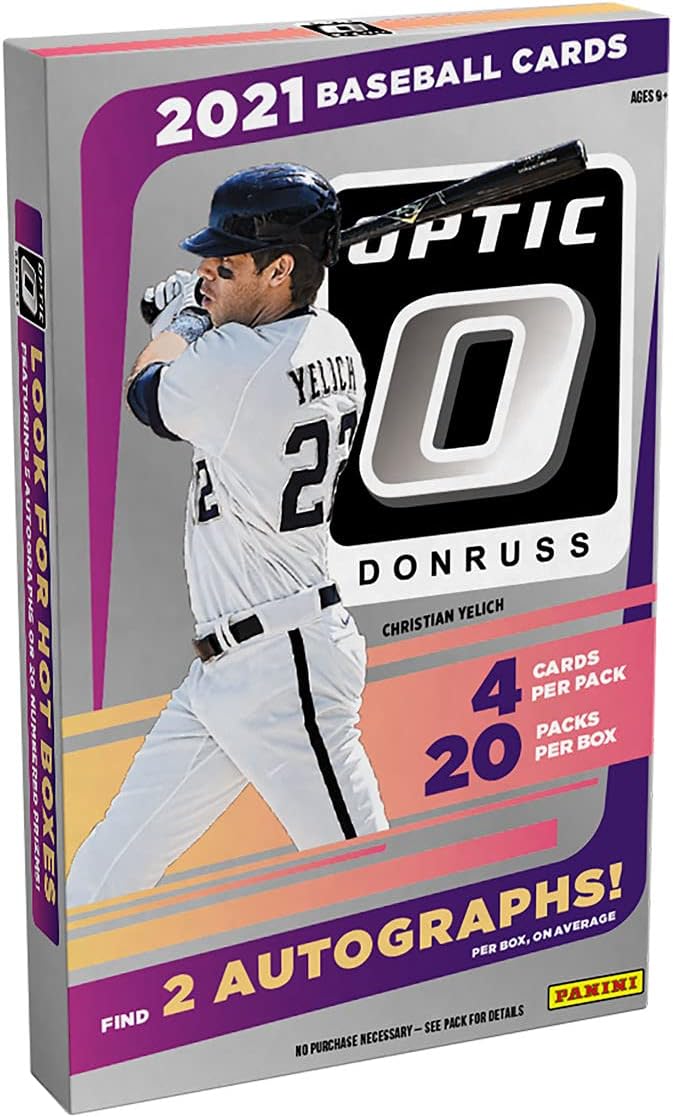 2021 Panini Donruss Optic Baseball HOBBY box (20 pks/bx)