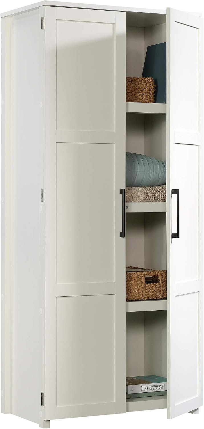 Sauder HomePlus Storage Cabinet/ Pantry cabinets, White finish