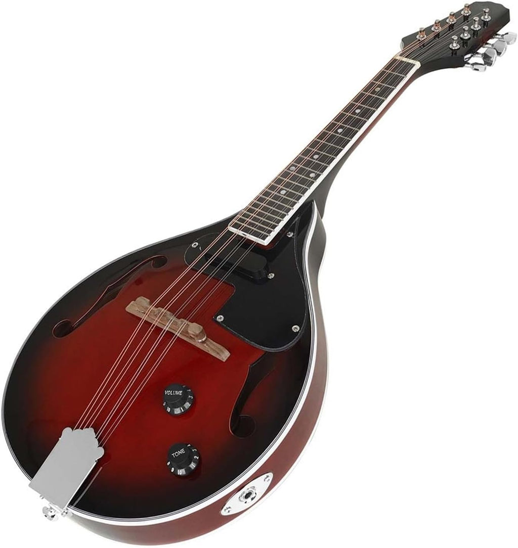 Musical Instrument Mandolin Red And Bk Electric Guitar Eight String Professional Beginner Mandolin String Instrument(2)
