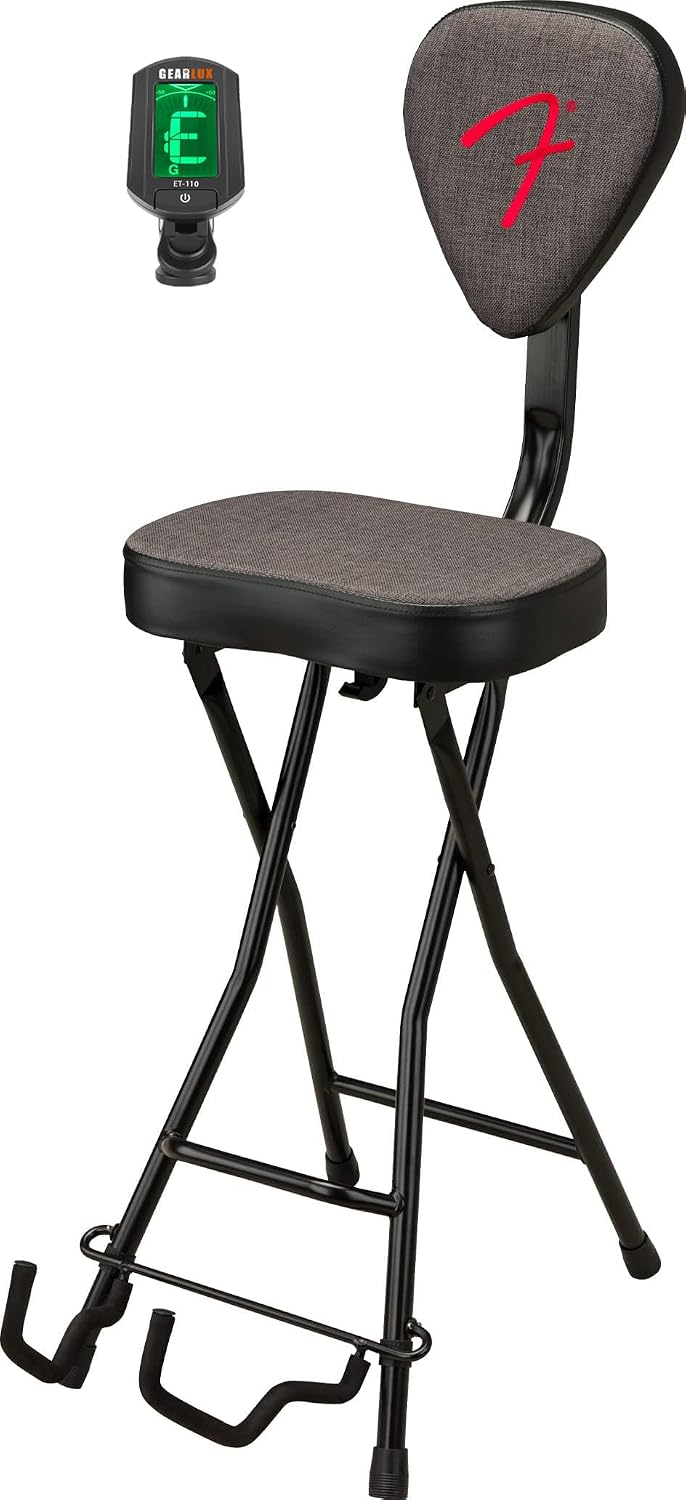 Fender 351 Guitar Seat/Stand Combo Bundle with Tuner