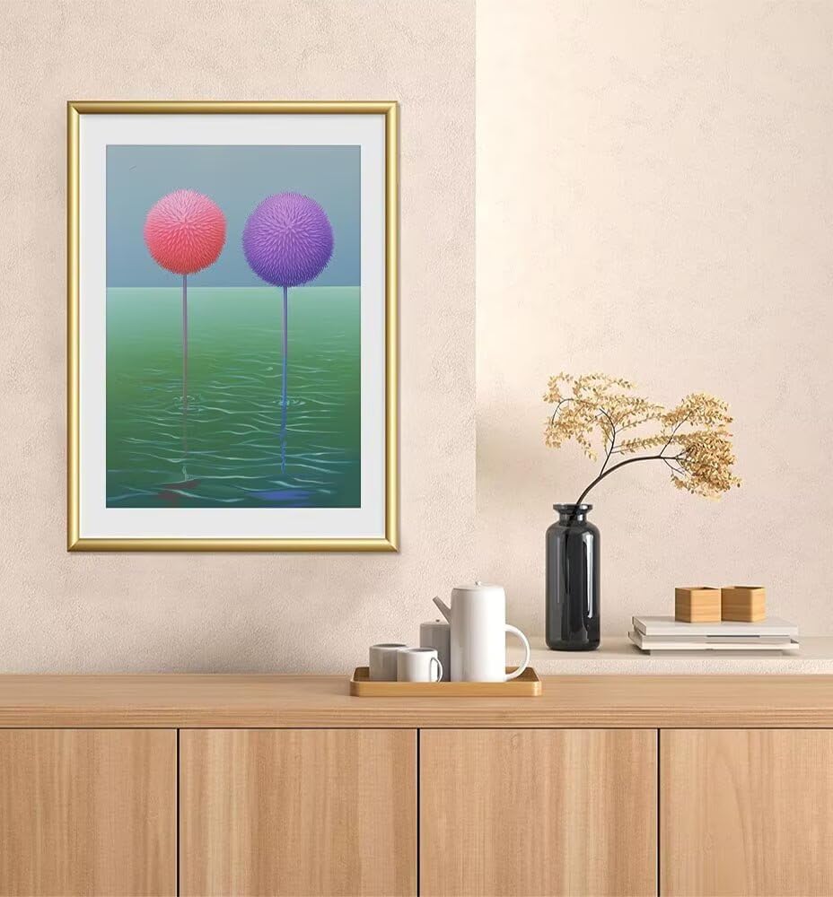 Paint by Numbers Kit for Beginner Beginners Abstract Paintings Acrylic Easy Paint by Number Pink Watercolor Adults' Canvas Art on Canvas 40x53 inch Model YEYUMEOZ0-2