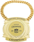 Fantasy Football Championship Chains Award, Champ Chains Award Winner Prize Trophy, 7-3/4″ x 7″ Large Champ Medal