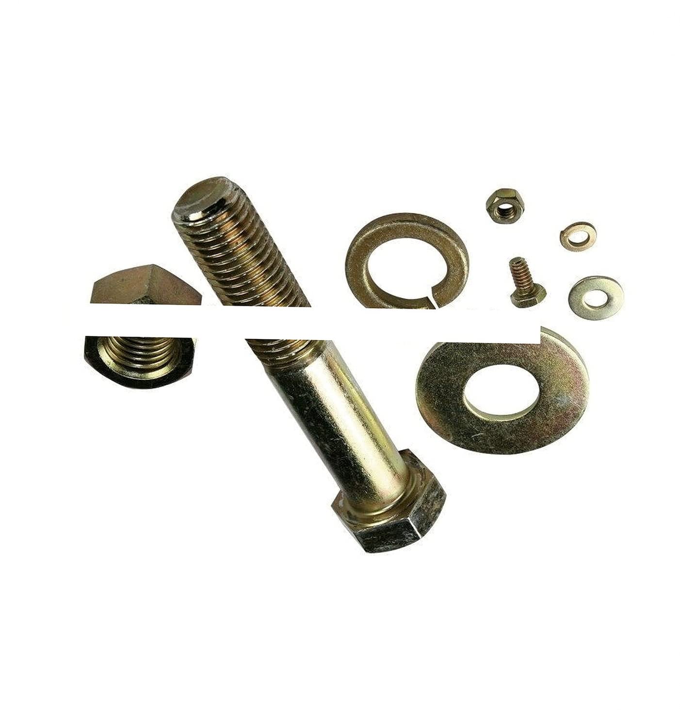 Grade 8 Hex Head Bolt, Nut & Washer Assortment/Kit Coarse Thread 528 Pieces Multi-Purpose Comprehensive Hardware Fastener Assortment Kit Cit02265Riv