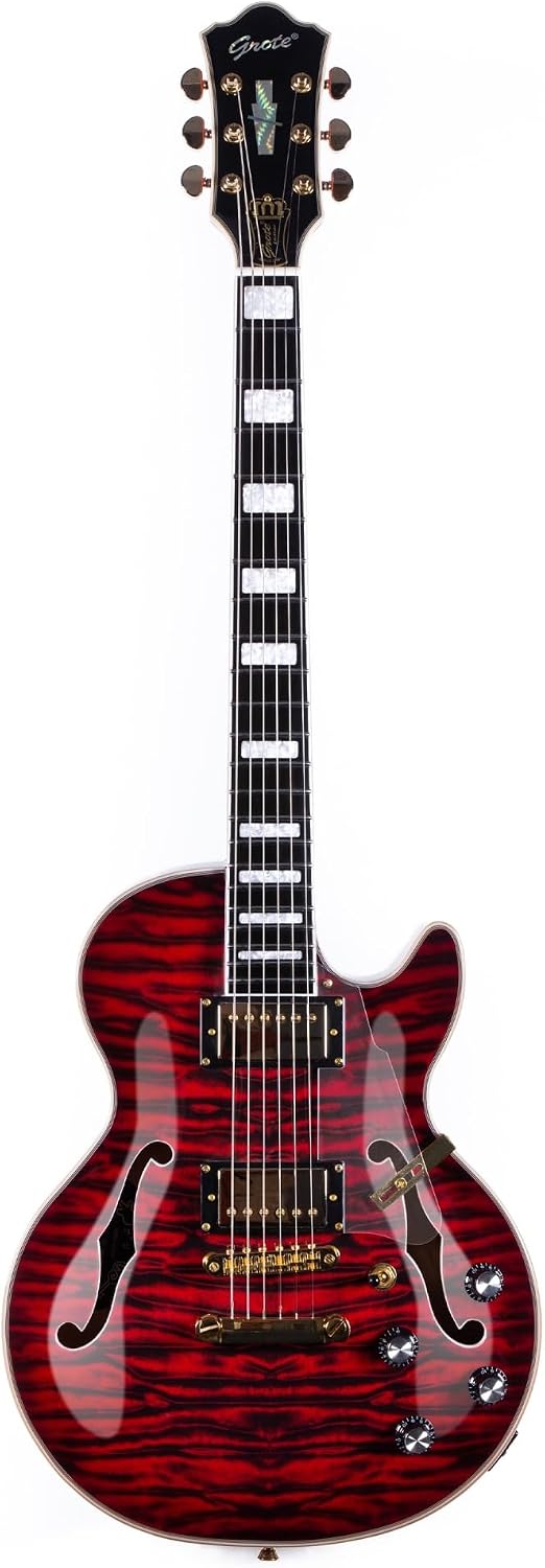 Professional electric guitar for adults and beginners Beginner Guitar(Red)