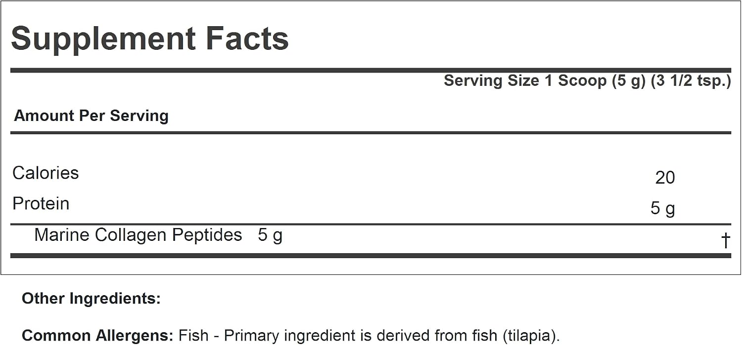 ANDREW LESSMAN Marine Collagen Peptides 240 Servings - Supports Radiant Smooth Soft Skin, Comfortable Joints. Pure. Super Soluble No Fishy Flavor No Additives Non-GMO
