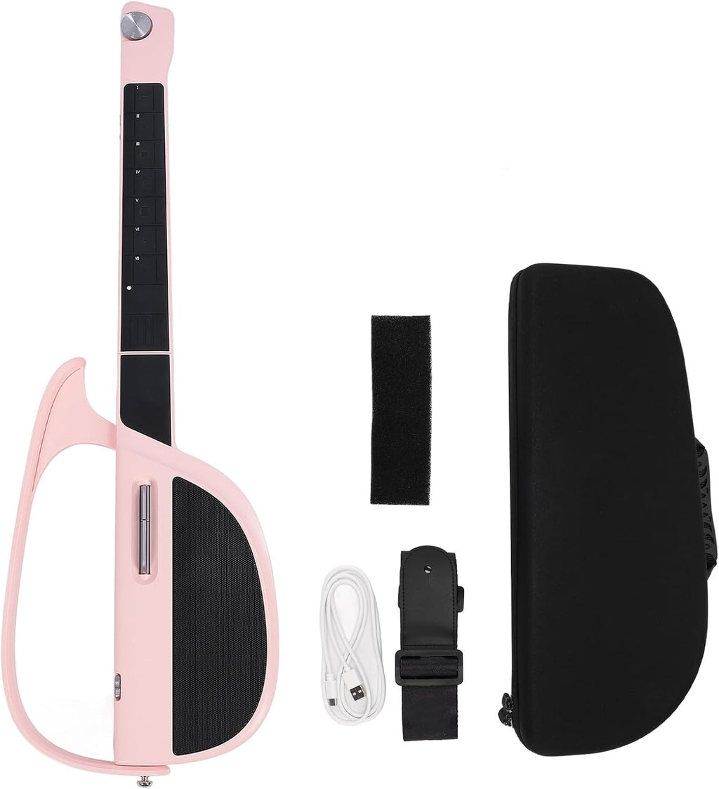 Stringless Guitar, Innovative Stringless Acoustic Electric Guitar, C1 Portable Foldable, for Beginners, Adults, Enthusiasts ()