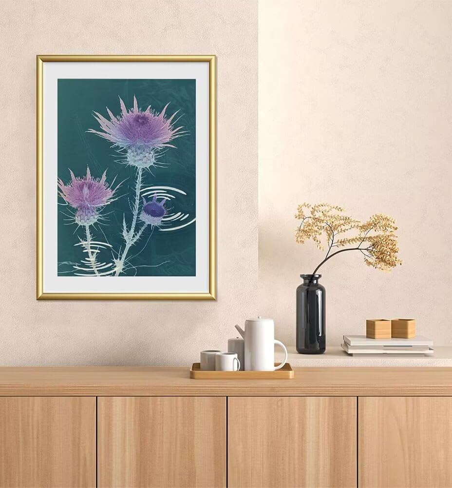 YEYUMEUS Paint by Numbers Kit for Beginner Flower Canvas Art Adult Paint by Number on Canvas Pink DIY Oil Painting for Adults Acrylic Simple for Home Wall Decor 40x53 inch Model 6-7