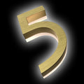 Modern Illuminated House Numbers For Outside 14', Backlit LED Address Numbers For House, Light Up Address Sign, Lighted House Number Plaque For Home Yard,T