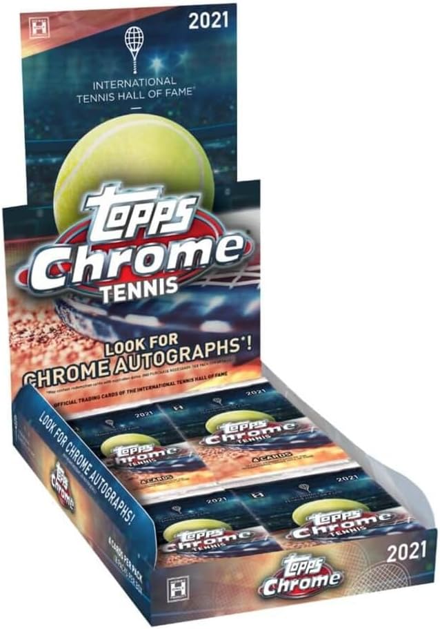 2021 Topps Chrome Tennis Hobby Box