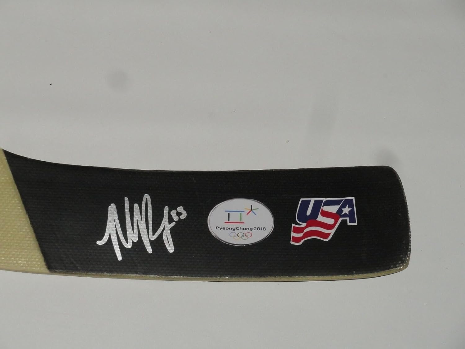 Maddie Rooney Signed Goalie Stick Team Usa Olympics 2018 Medal Psa Coa - Autographed Olympic Hockey Sticks